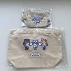 ゴラクバ! ×サンリオキャラクターズ ランチトート ポーチセット