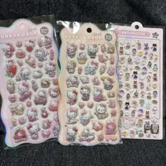 りっきー様　専用　キティ　ボンボンドロップシール　3枚セット