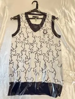 キャロウェイゴルフ　クマ刺繍ニットベスト