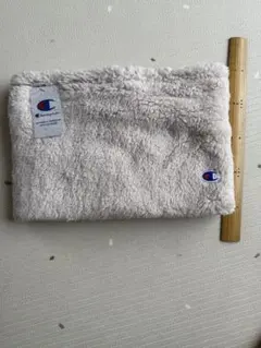 Champion ネックウォーマー フリースライトグレー