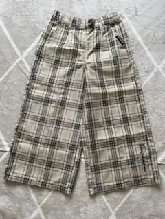 チェック柄 長ズボン 140cm