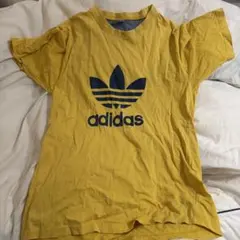 adidas イエロー Tシャツ Y2K
