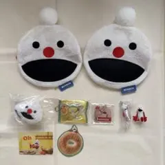 パペットスンスン ノンノン ポーチ 前髪クリップ アクリルチャーム ガチャガチャ