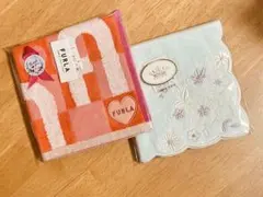 セール【新品】ブランド　タオルハンカチ（2枚セット）