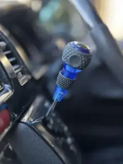 とくちゃん様専用ハイエース　ドライバーシフトノブ　クリアブルー