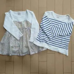 つまさま専用　長袖トップス 90cm　2枚セット