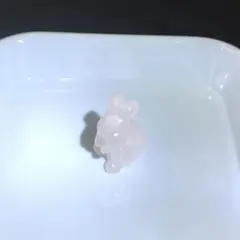 天然石 ミニウサギ 置物 ローズクォーツ 彫刻