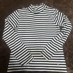 ケイトスペード♠️ボーダー　ハイネック 長袖カットソー140(150)