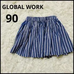 【GLOBAL WORK】インナーパンツ付きフリルスカート90cm〜100cm