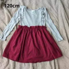 ボルドー ワンピース