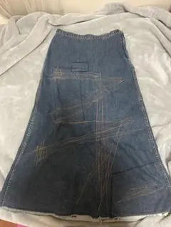 ヒステリックグラマー　刺繍デザイン デニムロングスカート