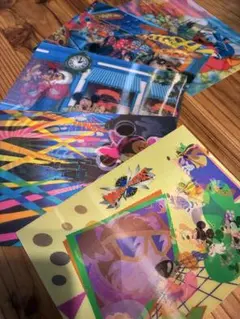 ミッキーマウス 3Dポストカード 5枚セットi121