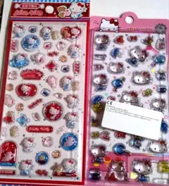 日本未発売　ドロップシール（ラメ入） キティ　2026年新作含む　ライセンス品
