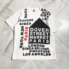 A19133 DSM PARIS 25SS コットンジャージーTシャツ 白 XLのサムネイル