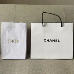 Dior & CHANEL ショップ袋 2点セット