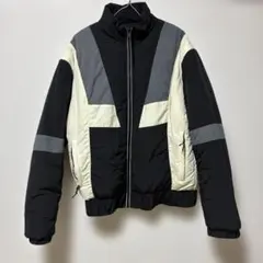 ZARA ナイロンジャケット ブラック ホワイト グレー Sのサムネイル