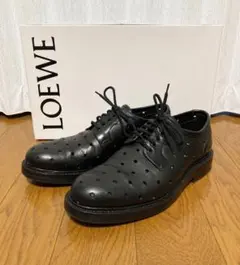 [LOEWE] 15SS Meccano メカノ 穴あき レザーシューズ 42のサムネイル