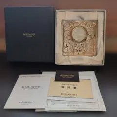 MIKIMOTO International 置時計 アクリル ゴールド