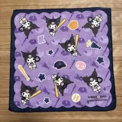 サンリオ　タイトーくじ　侍ジャパン　E賞　ハンドタオル　クロミ