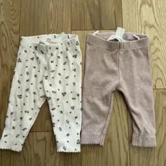h&m レギンス　ベビー　2点セット　60cm