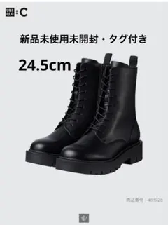 UNIQLO :C コンフィールタッチレースアップショートブーツ