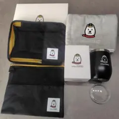 ソフトバンクホークス非売品3点セット タンブラー・タオル・トラベルポーチ