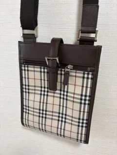 バーバリー　ノバチェック　ショルダーバッグ