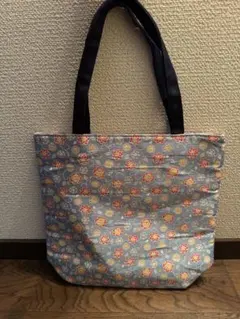 和柄 トートバッグ ブルー