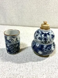 茶道具 茶箱 振出 巾筒 染付 山水紋 洞雲 作 - メルカリ
