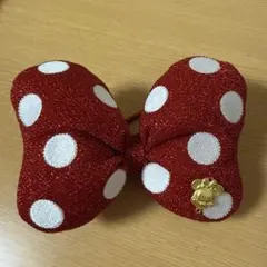 ミニー ラメ ヘアゴム ヘアクリップ ヘアピン ヘアアクセサリー リボン