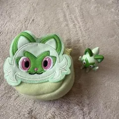 ポケモン ニャオハ リュック型ポーチ フィギュア 2点セット