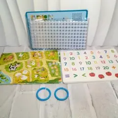 新品　遊びながら学べる　フラッシュカード　数字・数・色・形・　モンテッソーリー