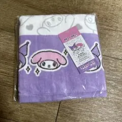 新品 タグ付 サンリオ クロミ&マイメロディ フェイスタオル ファニーフェイス