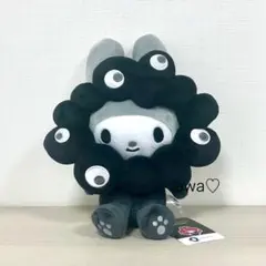 新品　黒ミャク　ミャクミャク マイメロ　なりきり　ぬいぐるみ　M 黒