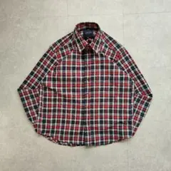 長袖チェックシャツ オーバーサイズ ユニセックス アメカジ ストリート グランジ