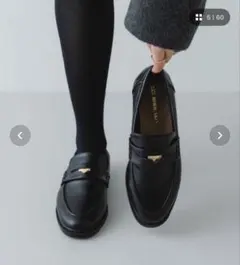 RODE SKO コインローファー　黒のサムネイル