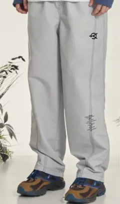 オーワイ(OY) LINE STITCH PANTS-GREYのサムネイル