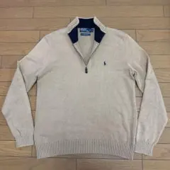 POLO RALPH LAUREN ハーフジップニット Lサイズ