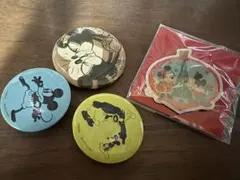 ディズニー　ミッキーマウス　缶バッジ　ピンバッチ