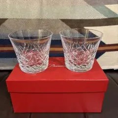Baccarat バカラ クリスタル ロックグラス 2個セット　新品