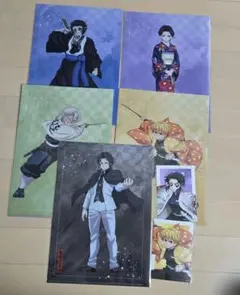 アニプレックスオンラインくじ 鬼滅の刃 クリアファイル ブロマイド まとめ売り