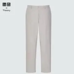 UNIQLO×Theory 感動イージーパンツ M ライトグレー メンズのサムネイル
