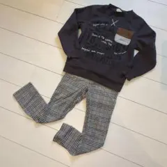 お得！すぐ着れる！トレーナー・長ズボン上下セット130cm
