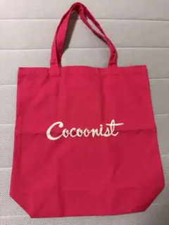 Cocoonist トートバッグ ピンク ロゴのサムネイル