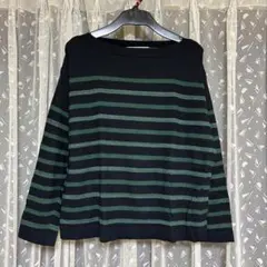 ボートネック ニット