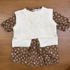 プティマイン　ワンピース　ニット　トップス