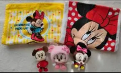 ミニーマウス・タオル・キャラクターグッズ　まとめて