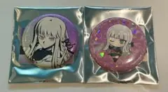 ダンガンロンパ ラウンドワン 缶バッジ ２個セット 霧切響子