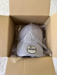 ニューエラ　LA 9FORTY グレーキャップ　ラインストーン