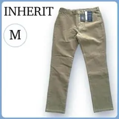 未使用タグ付き INHERIT コーデュロイパンツ M 撥水加工 ベージュ